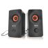 
					Колонки 2.0 Kisonli AС-9002, для ПК і ноутбука, живлення 220V + jack 3.5mm, 2x3W, 20Hz- 20KHz, з вбудованим підсилювачем, bluetooth, Black, BOX, Q30