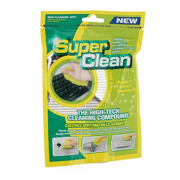 
					Гель-резинка для очищення клавіатури Super Clean, Q54