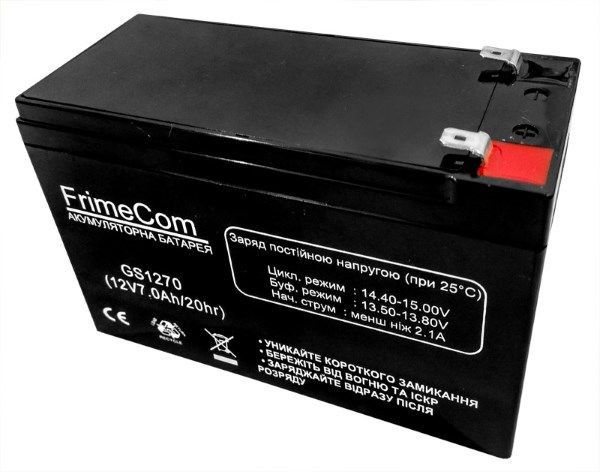 Акумуляторна батарея FrimeCom 12В  7.0Aг (FGS1270)