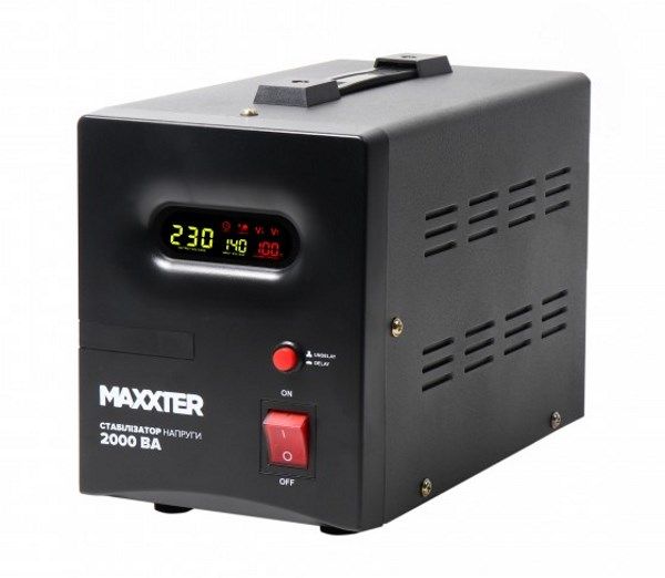 Стабілізатор напруги Maxxter MX-AVR-S2000-01 2000ВА (MX-AVR-S2000-01)