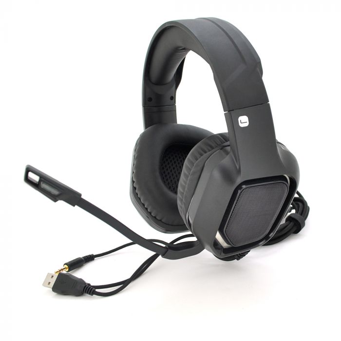 
					Навушники провідні Cyberpunk CP-007, з мікрофоном і регулюванням гучності, Black, Box