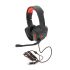 
					Навушники провідні з підсвічуванням Jedel GH-233, з мікрофоном і регулюванням гучності, Black / Red, Box