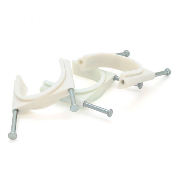 
					Скоби 40мм для кріплення кабелю (12 шт/уп) білі