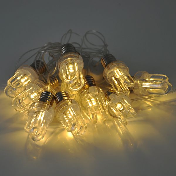 
					Гірлянди 10LED Metal (Olb), 1 режим, 2метри, прозора ізоляція, BOX