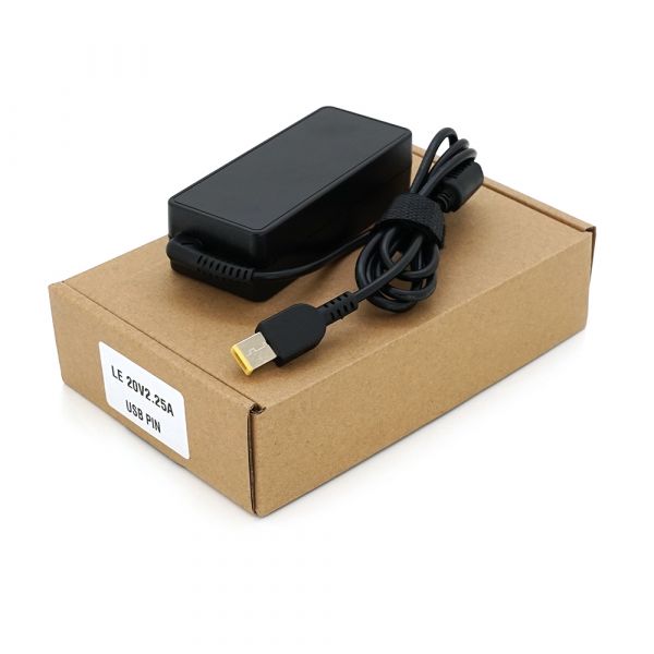 
					Блок живлення MERLION для ноутбука LENOVO 20V 2.25A (45 Вт) штекер FOR YOGA, довжина 0,9 м + кабель живлення