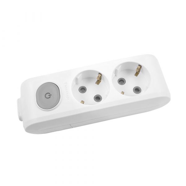 
					Колодка Panasonic X-tendia із заземленням 2 гнізда, з захистними шторками,з вимикачем сіра