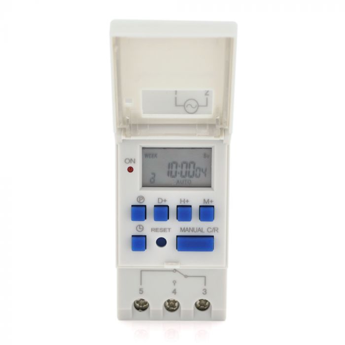 
					Реле часу TCH15A з індикацією затримки часу, для підключення на DIN рейку до 16А, 220V