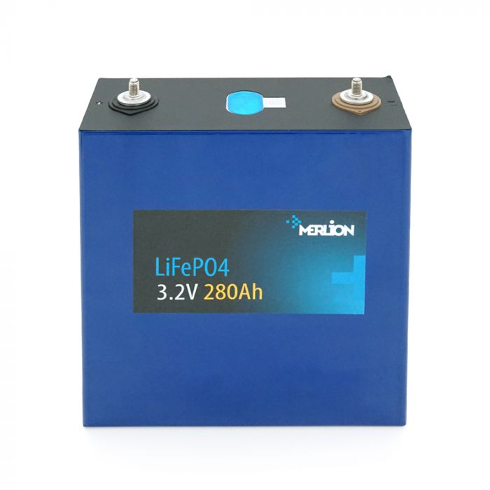 
					Літій-залізо-фосфатний акумулятор Merlion 3.2V280AH  вага 5.5кг, 172 х 220 х 70мм