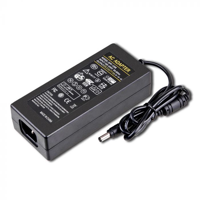 
					Імпульсний адаптер живлення YM-2440 24В 4А (96Вт) штекер 5,5/2,5 + шнур живлення, довжина 1,10м, LED-індикація