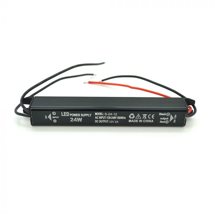 
					Імпульсний блок живлення герметичний PSW12-24 12В 2А (24Вт) IP20 (142*18*18)