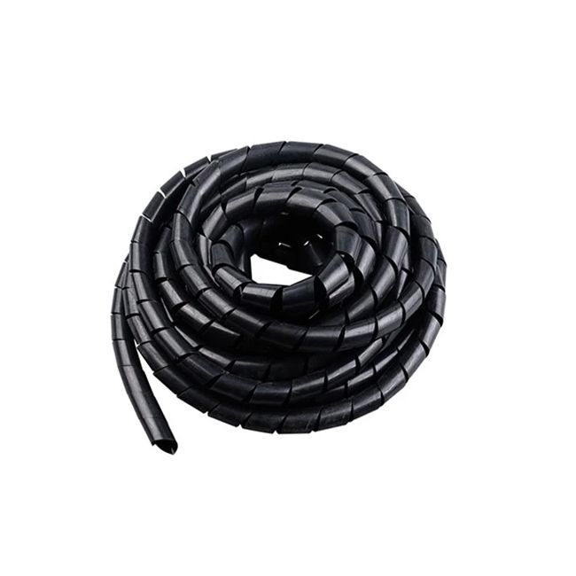 
					Спіральний кабельний організатор діаметр, 12mm, довжина 8m, Black