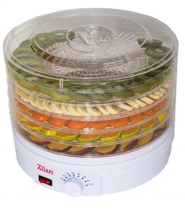 
					Дегідратор Zilan ZLN9645 круглий, 5 ярусів, 245W