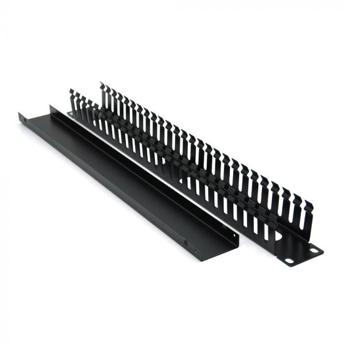 
					Кабельний органайзер з кришкою, 19 ", корпус-метал, 1U / 12Port, Q70