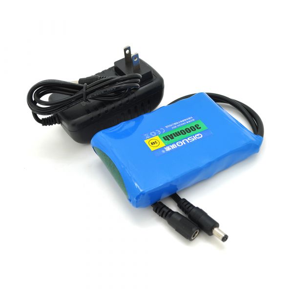 
					Акумуляторна батарея літієва QiSuo 24V 3A з елементами Li-ion 18650 + зарядний пристрій  25.2V1A,DC5.5x2.1, (112x20x70mm)