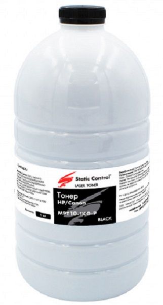 Тонер HP/Canon Універсальний №10  1кг (фасований)  *Static Control