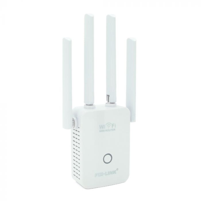 
					Підсилювач WiFi сигналу з 4-ма вбудованими антенами LV-WR32Q, живлення 220V, 300Mbps, IEEE 802.11b/g/n, 2.4-2.4835GHz, BOX