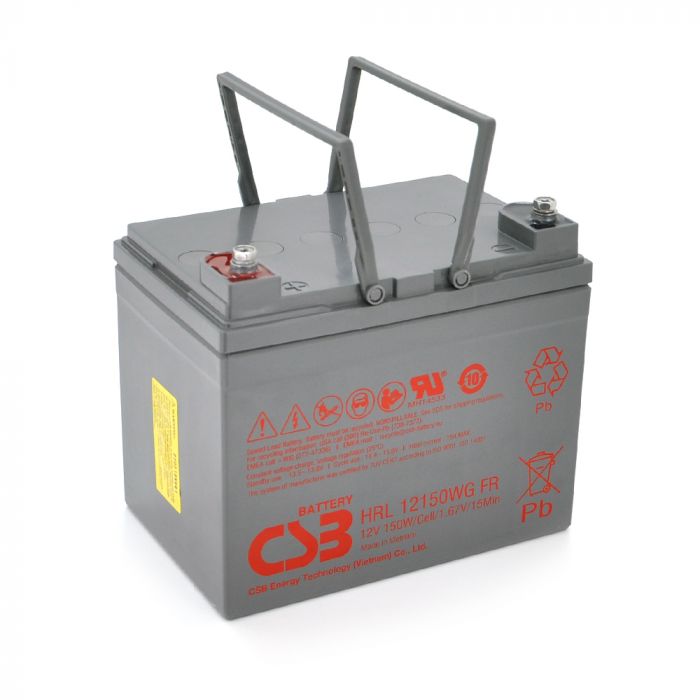 
					Акумуляторна батарея CSB HRL12150WFR, 12V 38Ah (195х130х172мм)