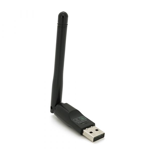 
					Бездротовий мережевий адаптер з антеною 10см Wi-Fi-USB LV / CL-UW07BT - 8723DU, 802.11bgn, 150MB, 2.4 GHz, WIN7 / XP / Vista / 2K / MAC / LINUX, Blister Q