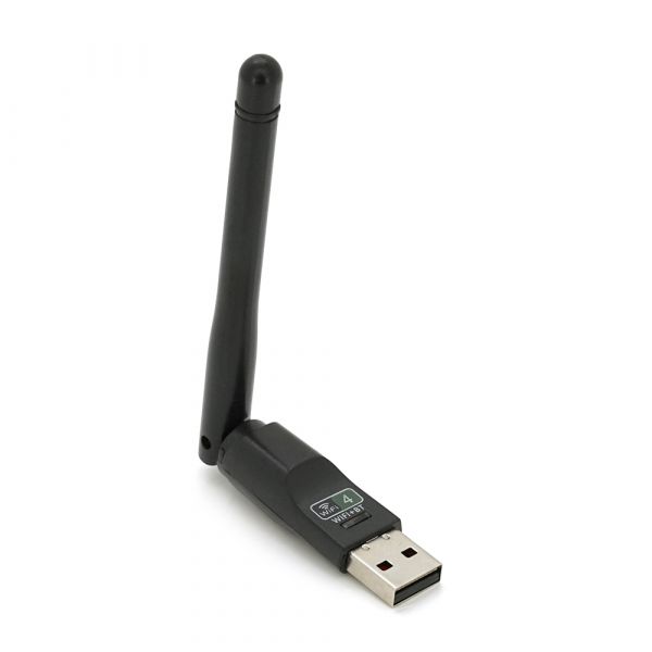 
					Бездротовий мережевий адаптер з антеною 10см Wi-Fi-USB LV / CL-UW07D - 8723DU, 802.11bgn, 150MB, 2.4 GHz, WIN7 / XP / Vista / 2K / MAC / LINUX, Blister