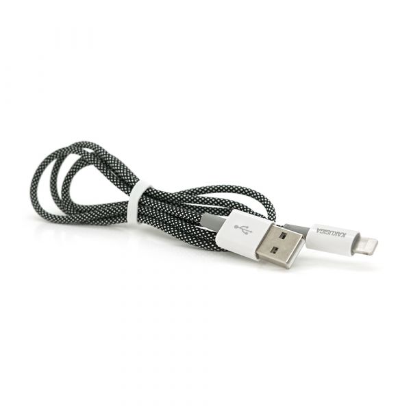 
					Кабель iKAKU KSC-723 GAOFEI smart charging cable for iphone, Black, довжина 1м, 2.4A, BOX