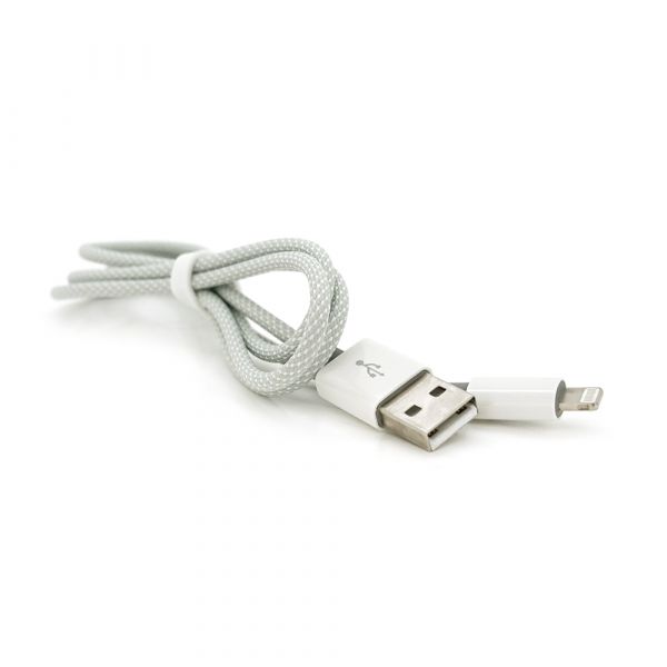 
					Кабель iKAKU KSC-723 GAOFEI smart charging cable for iphone, Gray, довжина 1м, 2.4A, BOX