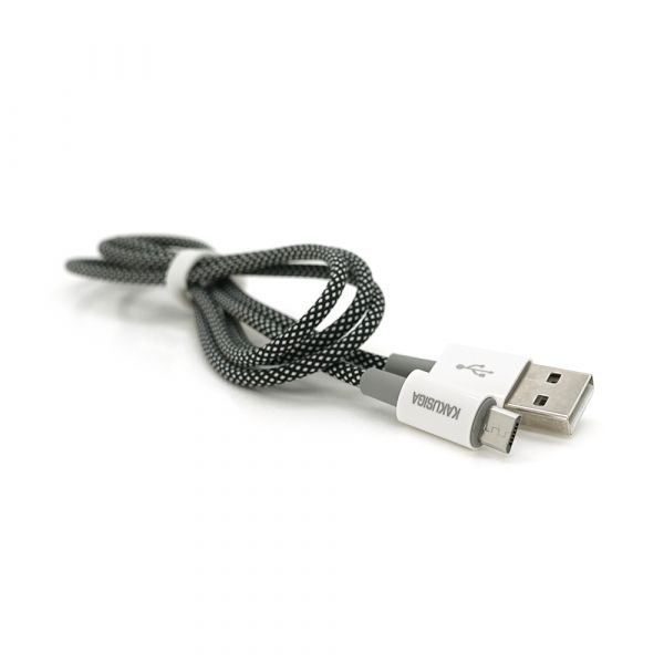 
					Кабель iKAKU KSC-723 GAOFEI smart charging cable for micro, Black, довжина 1м, 2.4A, BOX