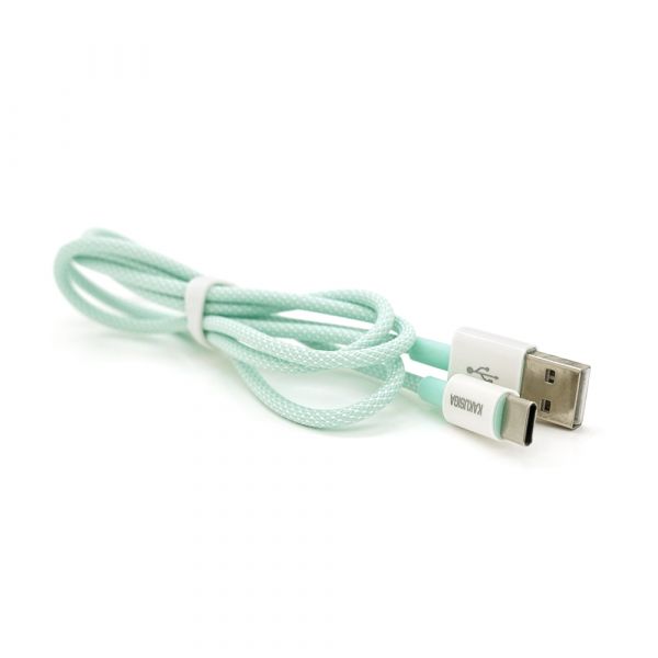 
					Кабель iKAKU KSC-723 GAOFEI smart charging cable for Type-C, Green, довжина 1м, 2.4A, BOX