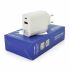
					СЗУ AC100-240V iKAKU KSC-811 SHUANGXING dual port 40W fast charger, White, Box