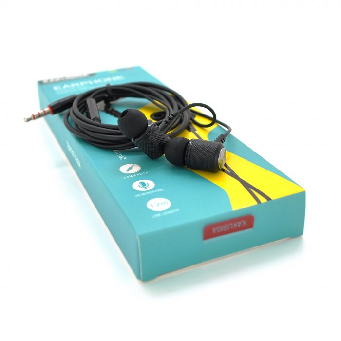 
					Навушники провідні iKAKU KSC-666 KUYA з мікрофоном, Black, Bох