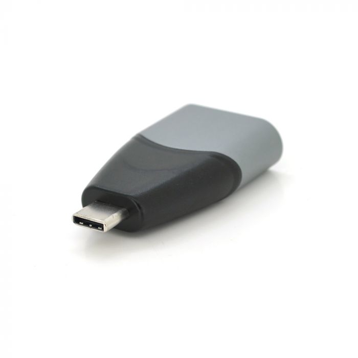 
					Перехідник  Type-C (тато)/Display Port(мама), Black-gray