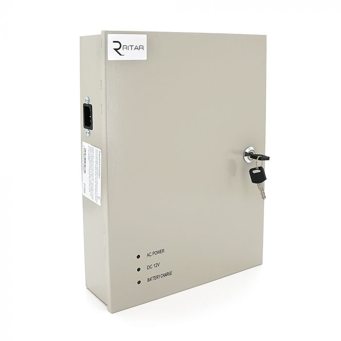 
					Імпульсне джерело безперебійного живлення DC12-20А Ritar UPS-P12/20/7 18СH (корпус метал) під АКБ 7-9А (333x242x78mm)