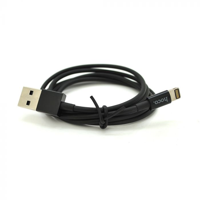 
					Кабель Hoco X23 Skilled, Lightning-USB, Black, довжина 1м, BOX