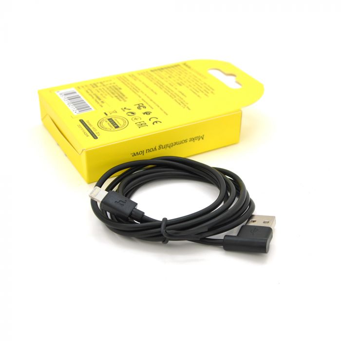 
					Кабель Hoco UPL11, Lightning-USB, 2.1A, Black, довжина 1.2м, BOX