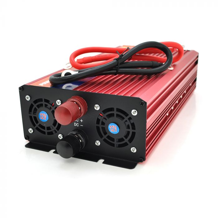 
					Інвертор напруги NV-4000(2000Вт)+LCD, 12/220V, approximated, 1 універсальна розетка, клем, Box