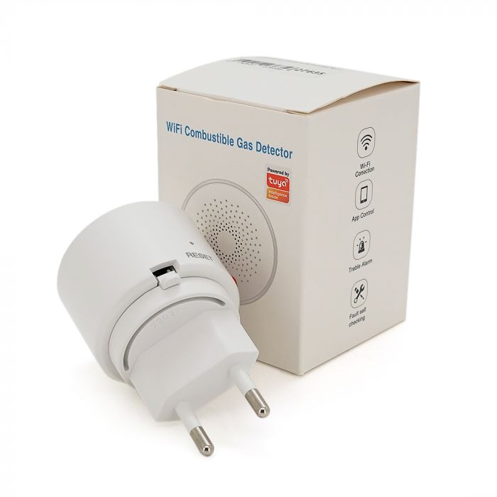 
					Автономний WiFi датчик диму з сиреною YOSO Dsmoke WIFI-02 TUYA живлення ААА 2 шт.