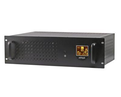 Блок безперебійного живлення EnerGenie UPS-RACK-1500, 1500VA, LCD, USB, серія Pro, Rack 3.4U