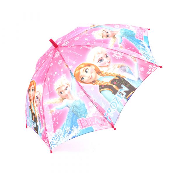 
					Парасолька дитяча Frozen автоматична, D-100см, захист від сонця, UV (99%), захист від дощу, каркас - Al+Fe, Pink