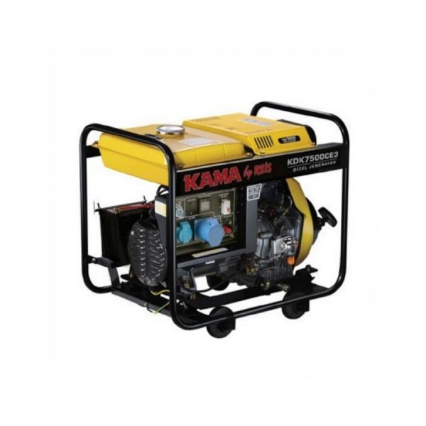 
					Генератор дизельний KDK7500CE3, трифазний 230/400V, 50Hz, 6.9KVA, об'єм 12.5л