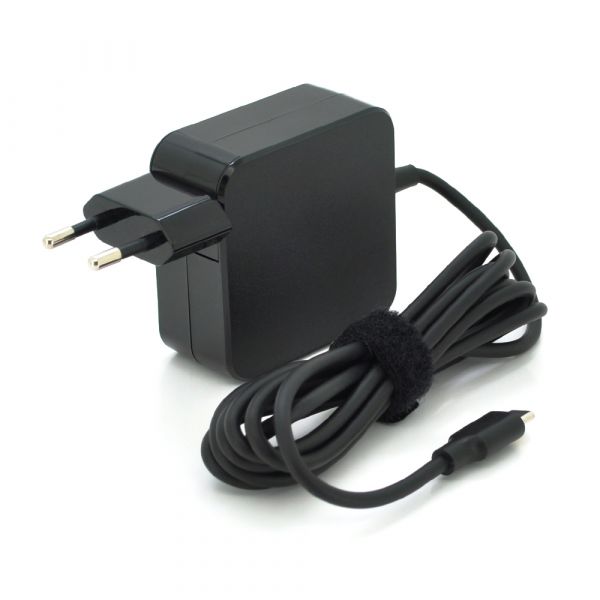 
					Блок живлення MERLION для ноутбука ASUS 65W штекер Type-C, довжина 0,9м + кабель живлення