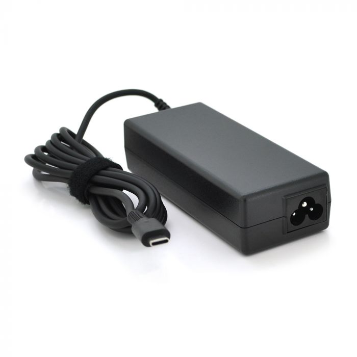 
					Блок живлення MERLION для ноутбука HP 90W штекер Type-C, довжина 0,9м + кабель живлення