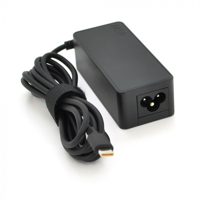 
					Блок живлення MERLION для ноутбука LENOVO 45W штекер Type-C, довжина 0,9м + кабель живлення
