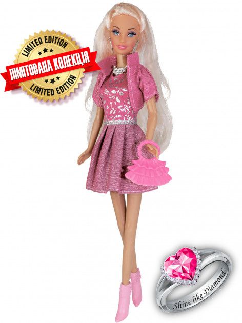 Лялька Ася Блондинка Сяй як діамант 28см (35097)