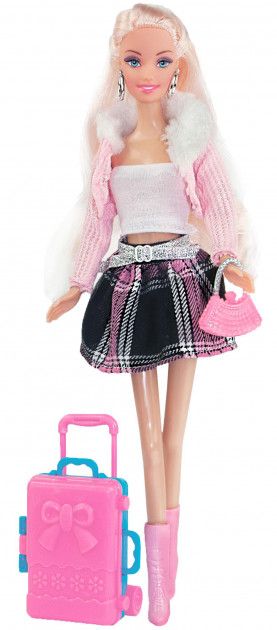 Лялька Ася Блондинка серія Подорож 28см (35088)