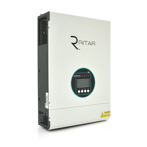 
					Гібридний інвертор RITAR RTSVMH-MPPT-5048, 5000W, 48V, 160-275V, MPPT (80А, 120-430 Vdc)