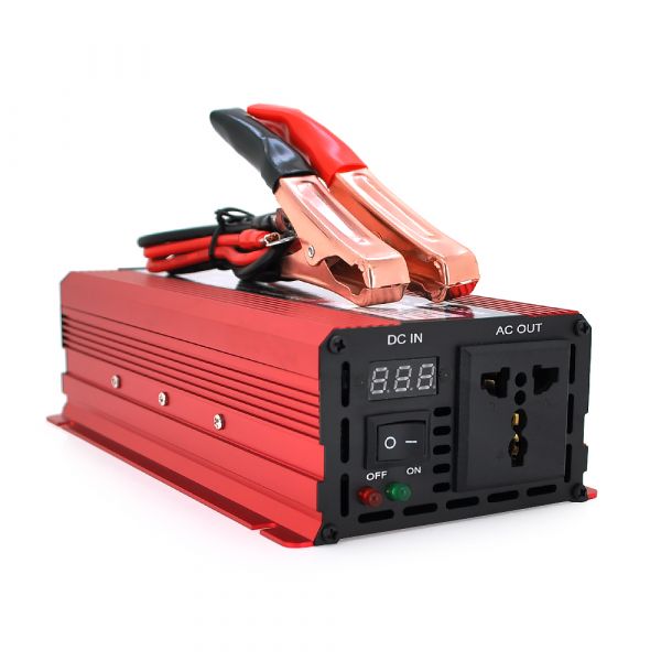 
					Інвертор напруги ST1600CP (DC:800W), 12/220V з апроксимованою синусоїдою, 1 універсальна розетка, крокодили, BOX