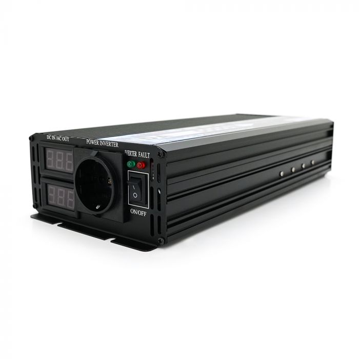 
					Інвертор напруги DA-5000Q (DC:2500W), 12/220V з правильною синусоїдою, 1 Shuko, клемні дроти, Q6