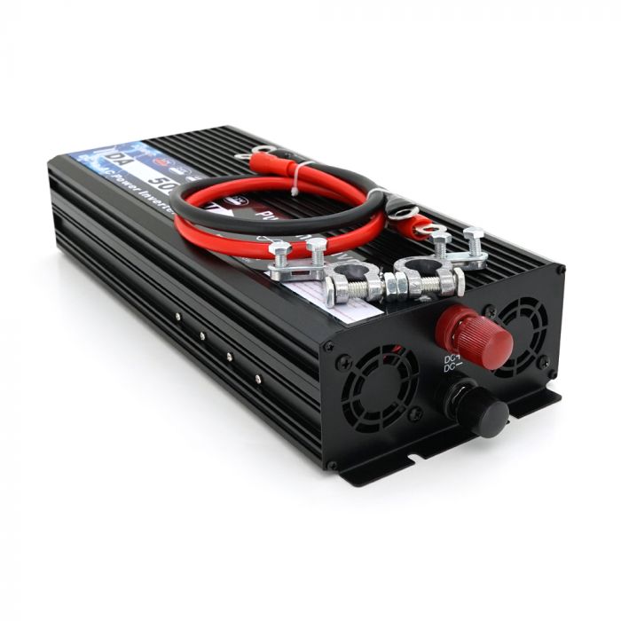 
					Інвертор напруги DA-5000Q (DC:2500W), 12/220V з правильною синусоїдою, 1 Shuko, клемні дроти, Q6