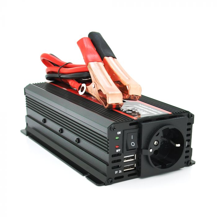 
					Інвертор напруги KY-M4000, 550W, 12/220V, Line-Interactive, LCD, 1 Shuko, 2 USB вихід, прикурювач, Box, Q20