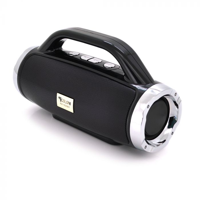 
					Радіоприймач GOLON RX-1829BT, FM радіо, Вхід microSD, USB, AUX, корпус пластмас, Black, BOX