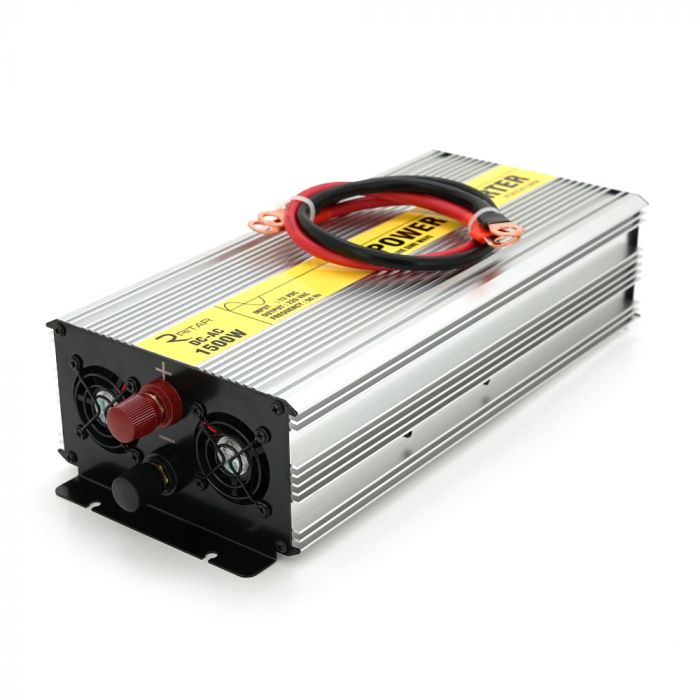 
					Інвертор напруги RITAR RSC-1500, 12V/220V, 1500W з правільною синусоїдою, 2xShuko, 1xUSB, клемні дроти, BOX, Q4